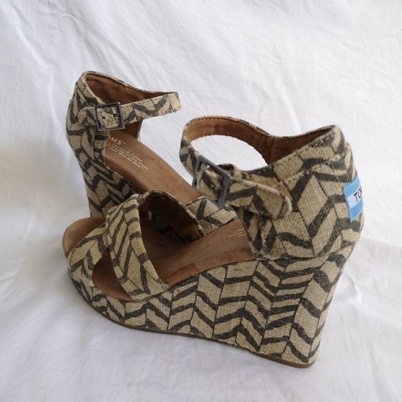 Tom's heeled wedges - Picture 2 of 4